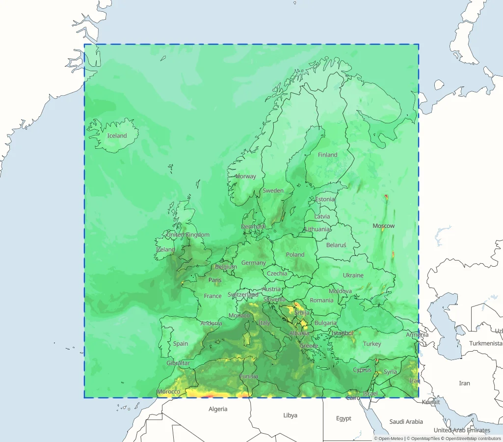 CAMS Europe Model Area