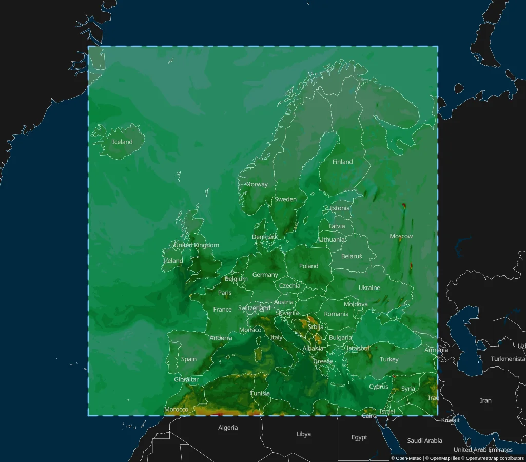 CAMS Europe Model Area