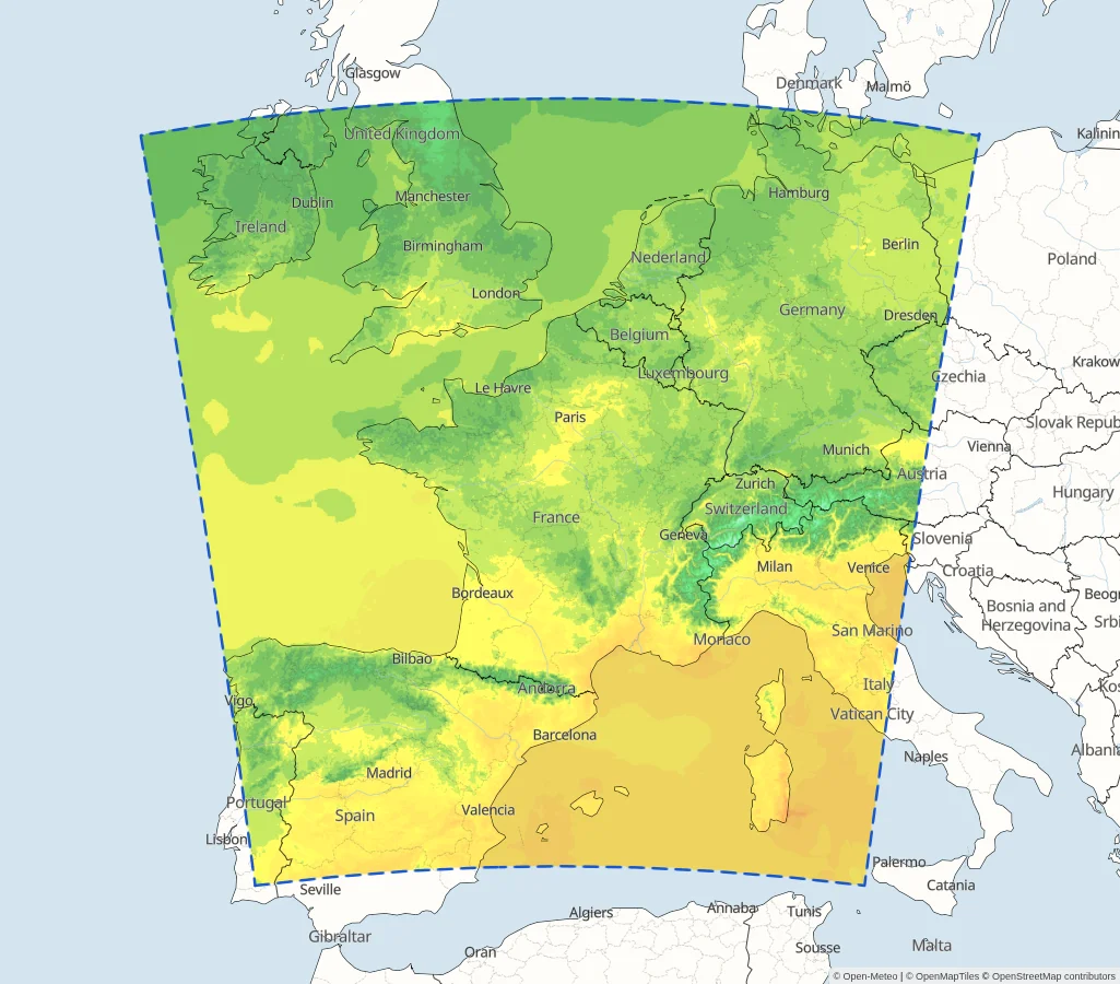 Météo-France AROME France (HD) Model Area